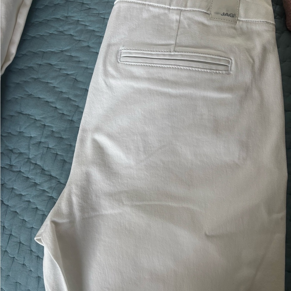 Jag Jeans White Chinos with Decorative Stitching - Picture 6 of 6